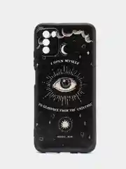 Индиго чехол силиконовый для Xiaomi POCO M3 (Сяоми Поко М3), с принтом, с рисунком