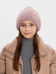 Шапка шерстяная женская Paola Belleza, цвет пудра