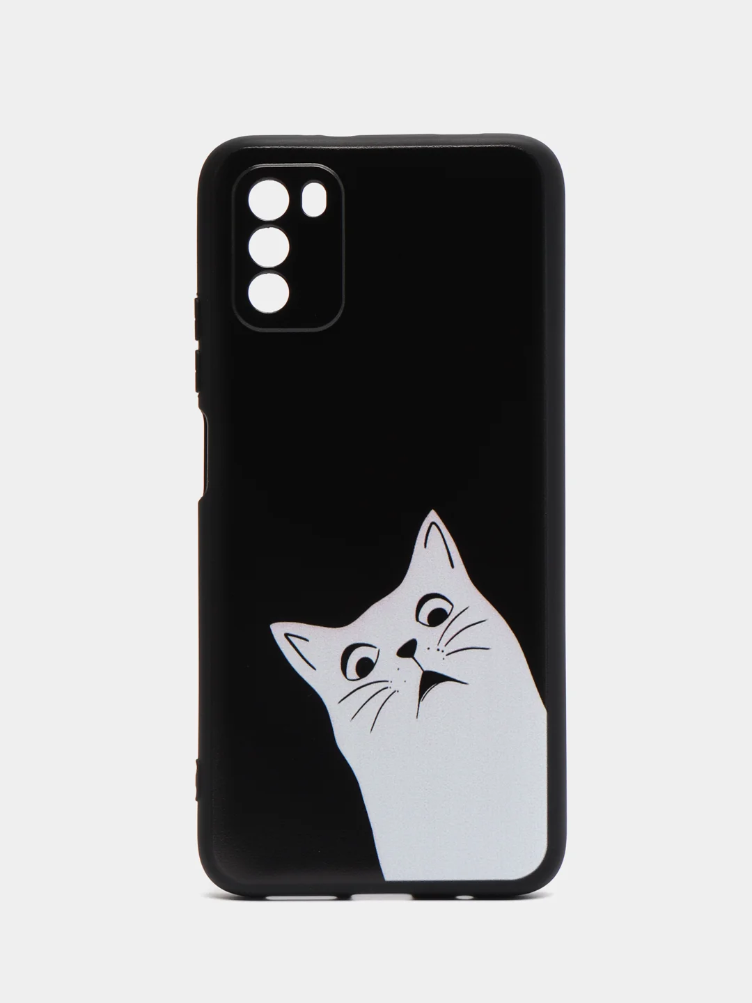 Бронзовый чехол силиконовый для Xiaomi POCO M3 (Сяоми Поко М3), с принтом, с рисунком