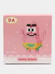 Розовый конструктор Magic Block "Супергерои", мультфильмы
