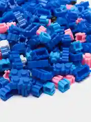 Голубой конструктор Magic Block "Супергерои", мультфильмы