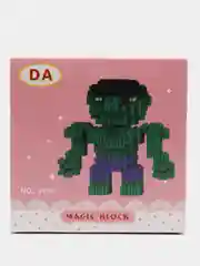 Зеленый конструктор Magic Block "Супергерои", мультфильмы