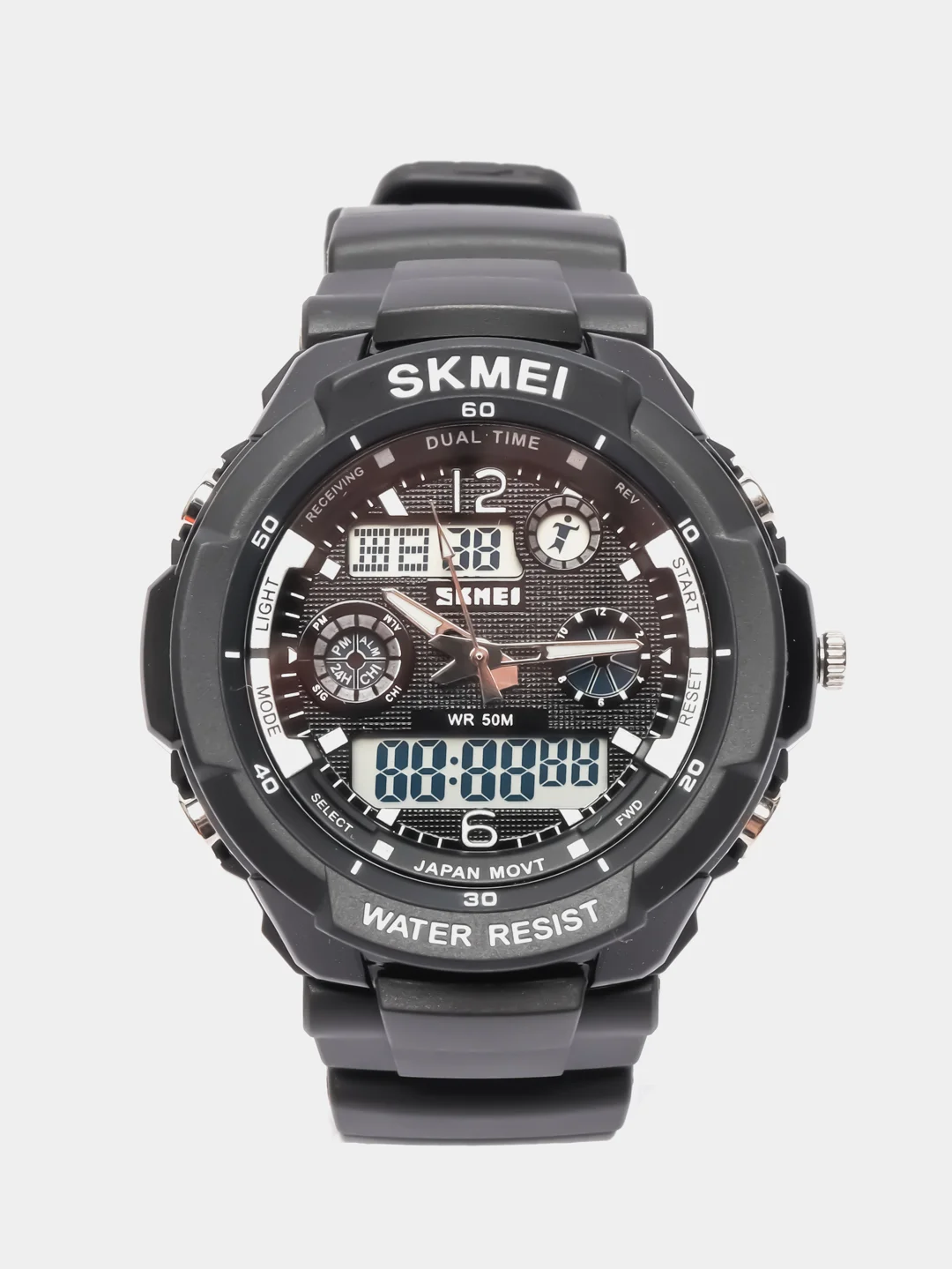 Черный мужские спортивные наручные часы Skmei AD0931 в подарочной упаковке