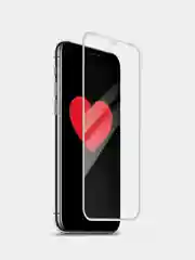 Защитное стекло для iPhone XS Max/ 11 Pro Max (с белой рамкой)