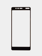 Защитное стекло для Nokia 5.1 с черной рамкой