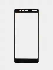Защитное стекло для Nokia 5.1 с черной рамкой