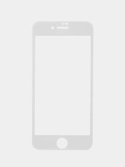 Защитное стекло для iPhone 6 Plus / 6s Plus, с белой рамкой