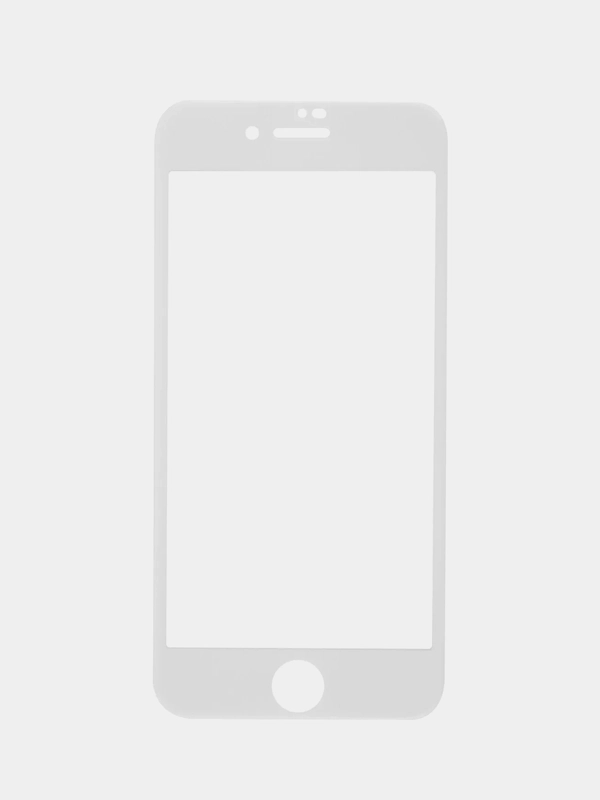 Защитное стекло для iPhone 6 Plus / 6s Plus, с белой рамкой