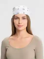 Белый бандана цветная