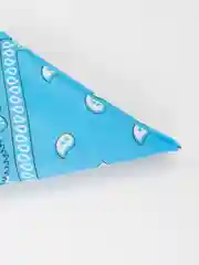 Голубой бандана цветная