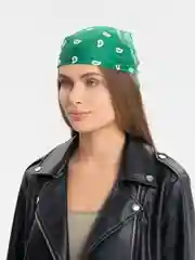 Зеленый бандана цветная