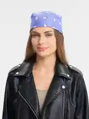 Фиолетовый бандана цветная