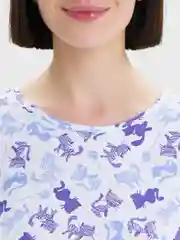 Аметистовый платье женское, домашняя сорочка, хлопок