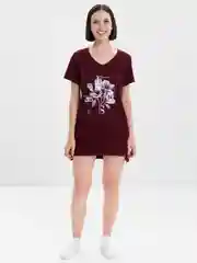 Бордовый туника 105а