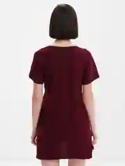 Бордовый туника 105а