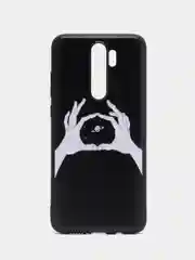 Пастельно-коралловый силиконовый чехол для Xiaomi Redmi Note 8 Pro, с принтом, с рисунком (Редми Ноут 8 Про)