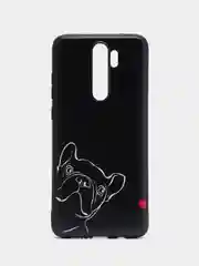 Песочный хаки силиконовый чехол для Xiaomi Redmi Note 8 Pro, с принтом, с рисунком (Редми Ноут 8 Про)