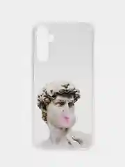 Алый силиконовый чехол для Samsung Galaxy A34, с принтом, с рисунком, Самсунг Галакси А34