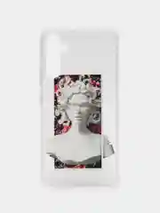 Аметистовый силиконовый чехол для Samsung Galaxy A34, с принтом, с рисунком, Самсунг Галакси А34