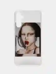 Багровый силиконовый чехол для Samsung Galaxy A34, с принтом, с рисунком, Самсунг Галакси А34