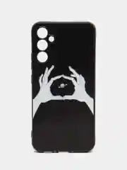 Пастельно-коралловый силиконовый чехол для Samsung Galaxy A34, с принтом, с рисунком, Самсунг Галакси А34
