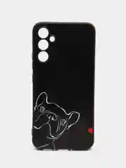 Песочный хаки силиконовый чехол для Samsung Galaxy A34, с принтом, с рисунком, Самсунг Галакси А34