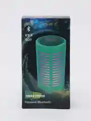 Зеленый портативная беспроводная колонка More Choice BS23, Bluetooth колонка с подсветкой