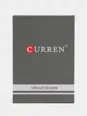 Черный мужские наручные часы Curren 8421 с хронографом в подарочной упаковке