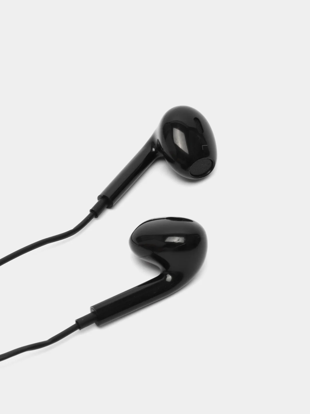 Черный проводные наушники вкладыши Type-C 1.2 м hoco M101 Max Crysstal grace