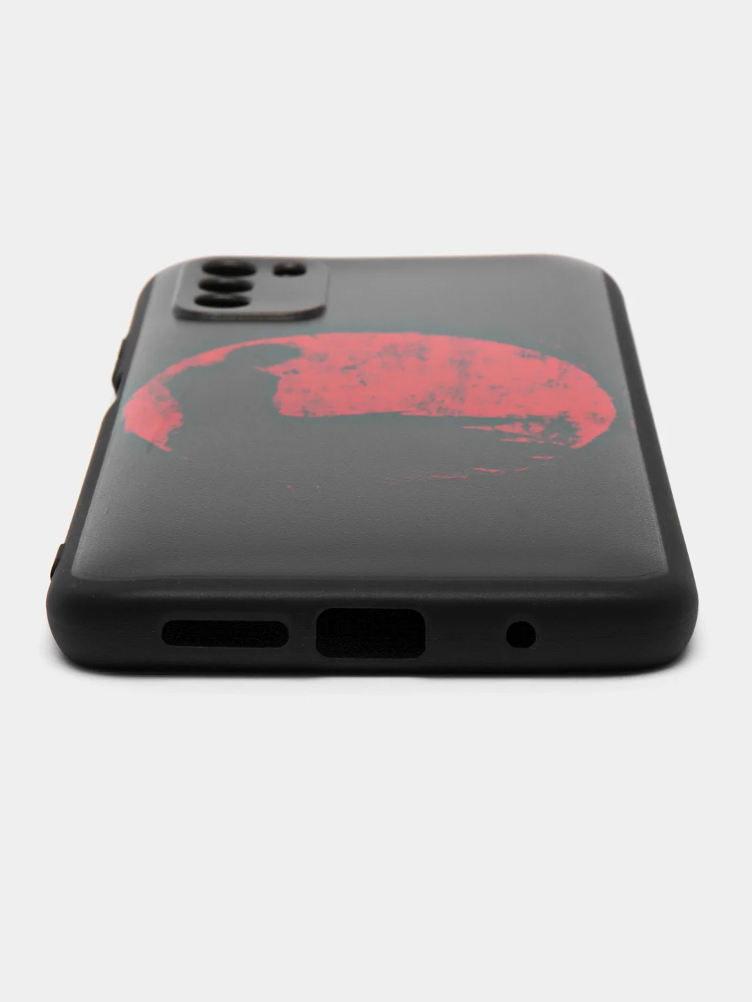 Сиреневый чехол силиконовый для Xiaomi POCO M3 (Сяоми Поко М3), с принтом, с рисунком