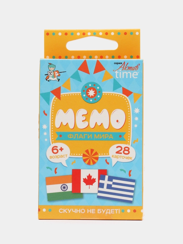 Настольная игра МЕМО "Флаги" (Мир). Серия АКТИВ time