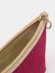 Фуксия косметичка блестящая