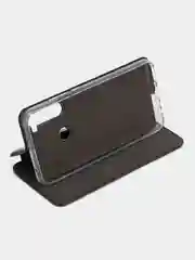 Темно-синий чехол книжка на Xiaomi Redmi Note 8T, Сяоми Редми Нот 8Т