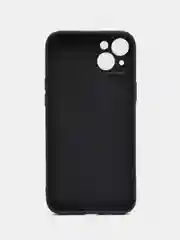 Угольный чехол iPhone 14, 14 Pro, 14 Pro Max, черный, силиконовый