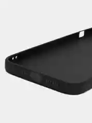 Угольный чехол iPhone 14, 14 Pro, 14 Pro Max, черный, силиконовый