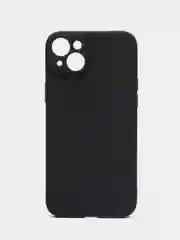 Угольный чехол iPhone 14, 14 Pro, 14 Pro Max, черный, силиконовый