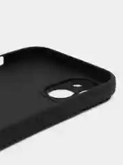 Угольный чехол iPhone 14, 14 Pro, 14 Pro Max, черный, силиконовый