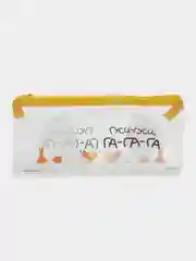Пенал мягкий, 1 отделение, 95 х 205 мм, плоский, ПВХ, Calligrata "Гуси-гуси"