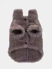 Серый дубленка для собаки