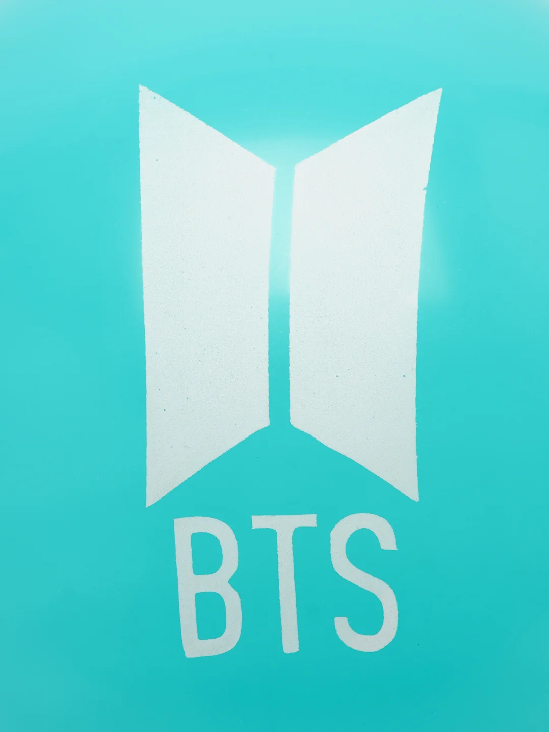 Бирюзовый воздушный шар K-POP BTS