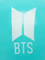 Бирюзовый воздушный шар K-POP BTS