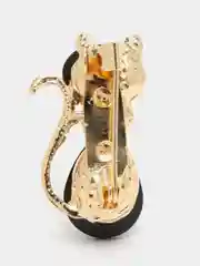 Брошь "Черная кошка"