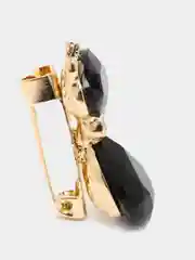 Брошь "Черная кошка"