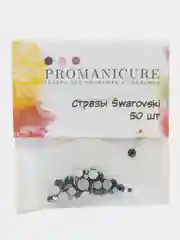 Стразы для дизайна ногтей, микс размеров, 50 штук