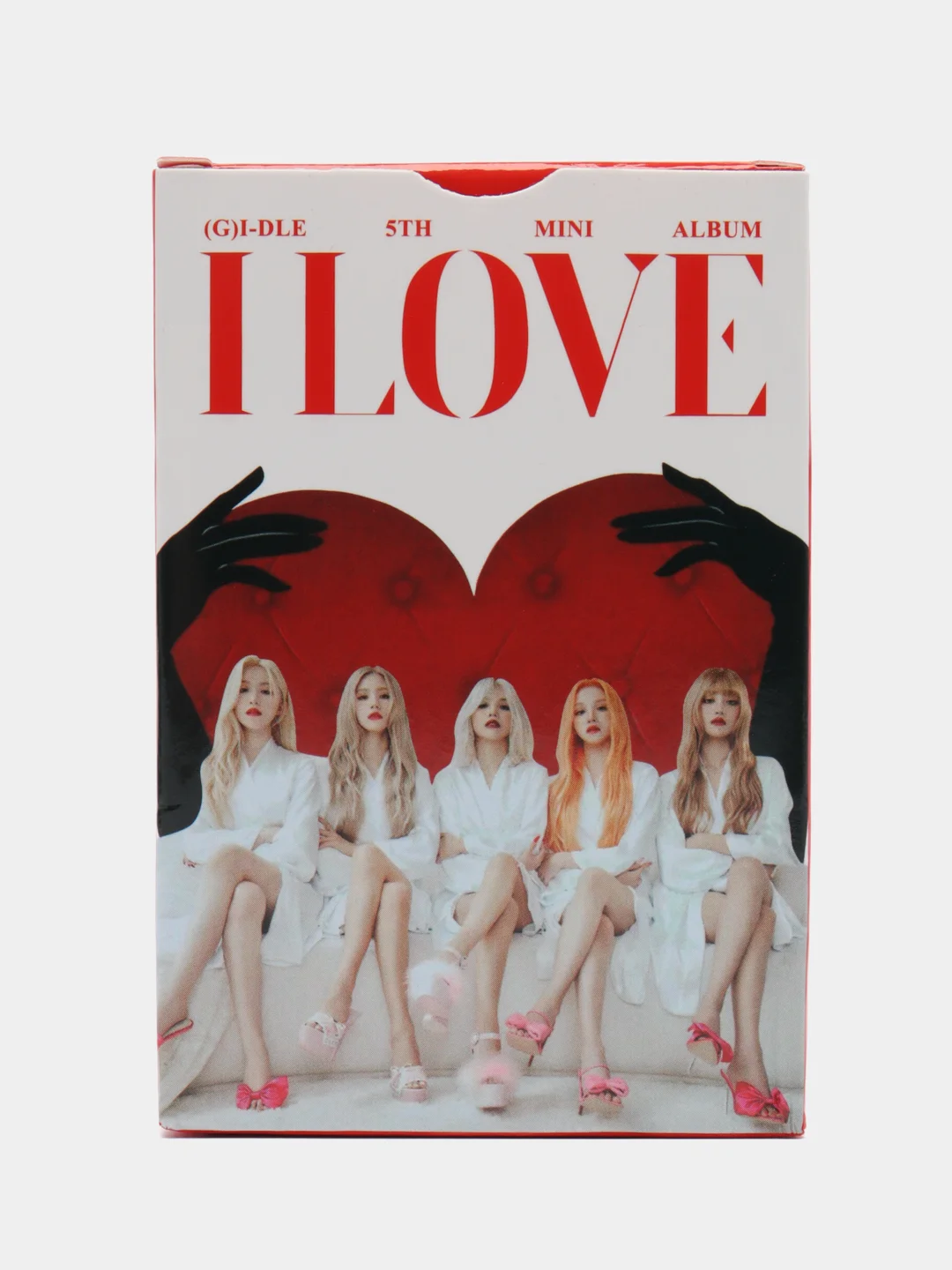 Красный карточки K-POP, 54 штуки, карточки коллекционные K-POP BLACKPINK, (G)I-DLE
