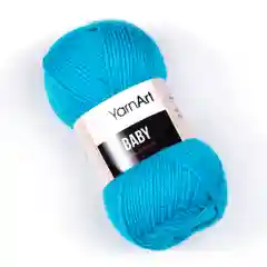 Лазурный пряжа YarnArt Baby, 1-5 штук, акрил, 50 г, 150 м