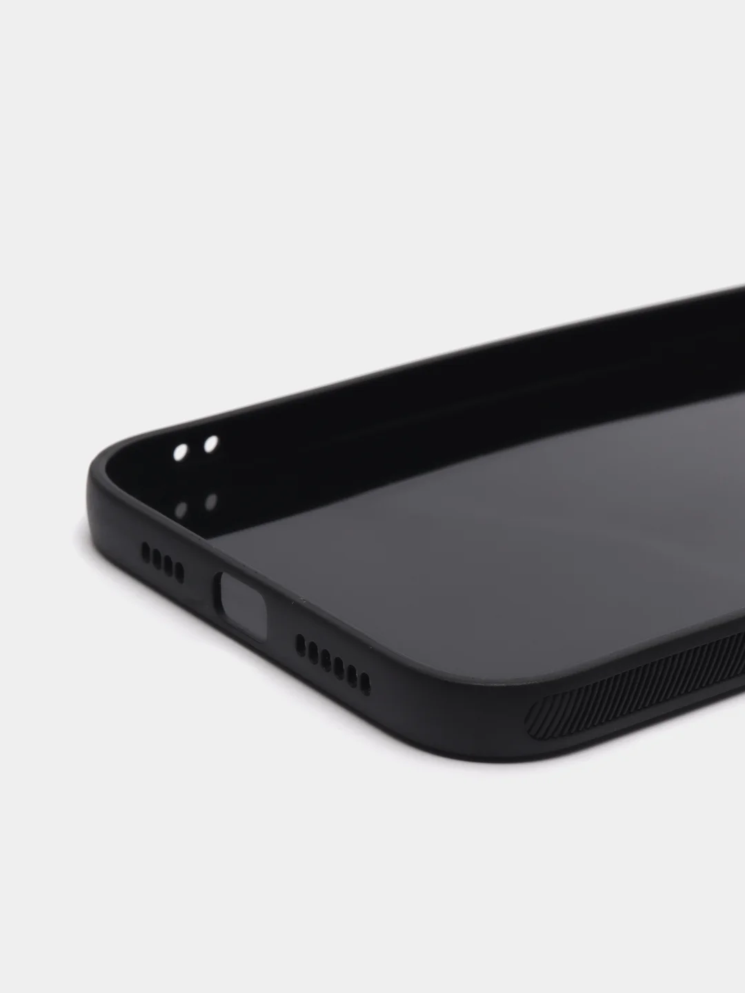 Чехол ТПУ карбон iPhone 12 Pro Max чёрный
