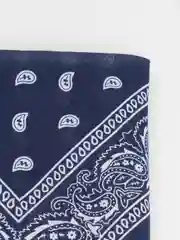 Индиго бандана с принтом