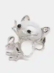 Серебряный брошь женская