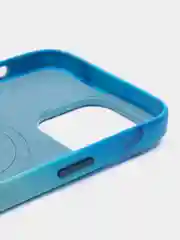 Разноцветный чехол MagSafe для iPhone 14 Pro Max кожаный BROSCORP с защитой камер, микрофиброй, экокожа
